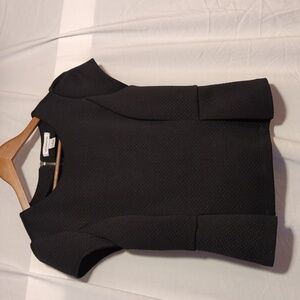 Liz Claiborne black peplum blouse